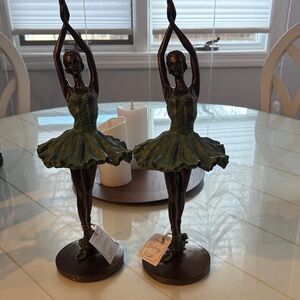Elegant Bronze Ballerina Sculptures